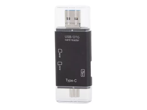 VG-06244 - Kártyaolvasó adapter microsd tf usb usb-c micro usb otg