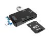 VG-06244 - Kártyaolvasó adapter microsd tf usb usb-c micro usb otg