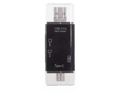 VG-06244 - Kártyaolvasó adapter microsd tf usb usb-c micro usb otg
