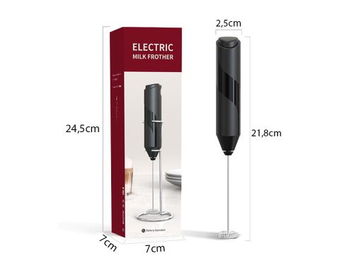 VG-07083 - Vezeték nélküli tejhabosító mini mixer, 2 x AA