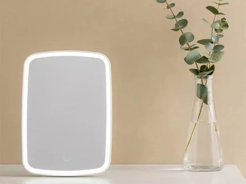 VG-24096 - LED megvilágítású asztali sminktükör, fehér