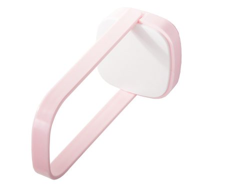 VG-24115 - Falra szerelhető fogastartó, 7cm x 15,5cm, rózsaszín