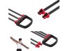 VG-24123 - 5 gumis fitness expander, fekete-piros