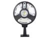 VG-24159 - Napelemes kültéri lámpa szürkület és mozgásérzékelővel, 150 LED, fekete