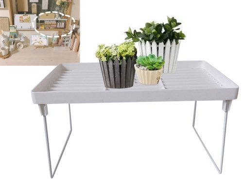 VG-24264 - Vízelvezetős állvány-asztal, 16x31,5x19,5cm, fehér