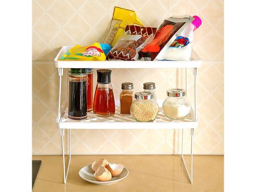 VG-24264 - Vízelvezetős állvány-asztal, 16x31,5x19,5cm, fehér