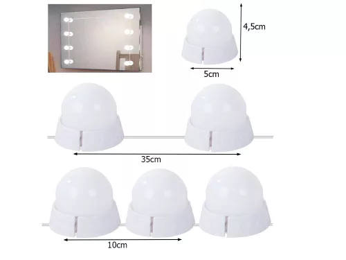 VG-24269 - Smink tükör LED-lámpák, 10db