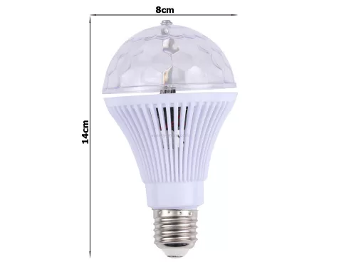 VG-24272 - Disco projektor e27 LED spotlámpa, RGB