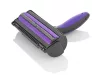 VG-24294 - Perie electrică fără fir pentru păr de animale, 2 baterii AAA, negru-violet