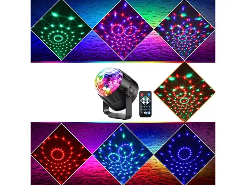 VG-12268 - Disco projektor LED spotlámpa, RGB