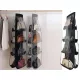 VG-15867_CZ - 8 zsebes függő táskarendszerező, 100x34x34cm, fekete