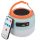 VG 01800 napelemes kempinglámpa, USB LED távirányító, kék/narancs