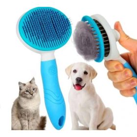 VG-19337 - Kisállat fésű, szőrkefe, kék-fehér