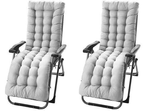 VG 01864 steppelt kerti nyugágy párna, 170x50 cm, szürke