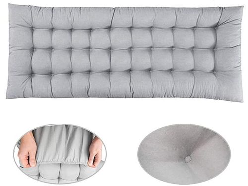 VG 01864 steppelt kerti nyugágy párna, 170x50 cm, szürke