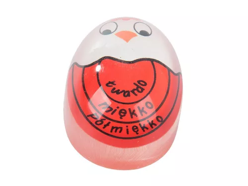 VG 01881 tojásfőző konyhai időzítő, piros/fehér
