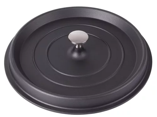 VG 07169 tapadásmentes indukciós főzőedény fedéllel, 7l, fekete