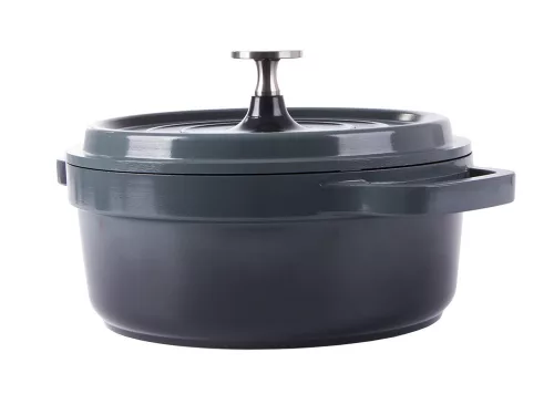 VG 07167_SZ tapadásmentes indukciós főzőedény fedéllel, 2l, szürke