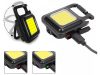 Bailong VG-08368 LED COB mágnes USB zseblámpa sörnyitó, fekete