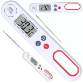 VG 07176_B LCD étel hőmérő, fehér