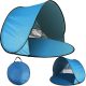 VG 14522 - önállóan összecsukódó strand sátor, kék