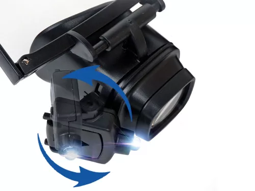 Nagyító szemüveg, LED-es megvilágítású 2x, 6x, 8x, 12x és 24x