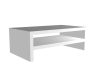 Monitorállvány polccal 42x13x24cm - prégelt Fehér