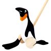 Bino Tologatós játék - pingvin