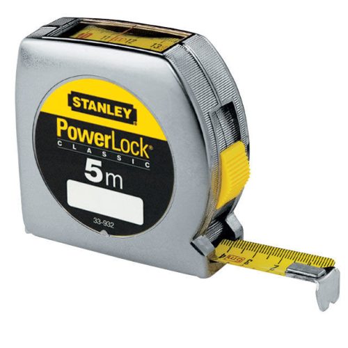 339320 5m/19mm Powerlock mérőszalag felső olvasással [K] Stanley 33-932