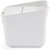 Gyűjtésre kész 20 literes hulladékválogató kuka, fehér