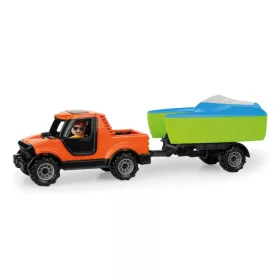 Pickup teherautók pótkocsival