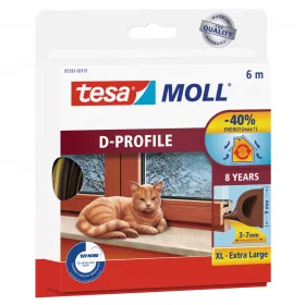 Gumi tömítő profil d 6m : 9mm, fehér