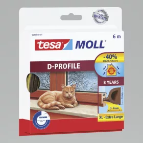 Gumitömítés profil d 6m : 9mm, barna
