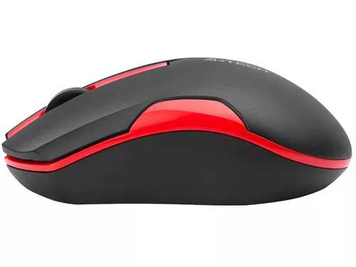 A4TECH V-TRACK G3-200N-1 fekete+piros WRLS egér
