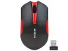 A4TECH V-TRACK G3-200N-1 fekete+piros WRLS egér