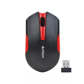 A4TECH V-TRACK G3-200N-1 fekete+piros WRLS egér