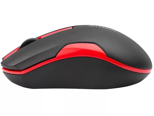 A4TECH V-TRACK G3-200N-1 fekete+piros WRLS egér