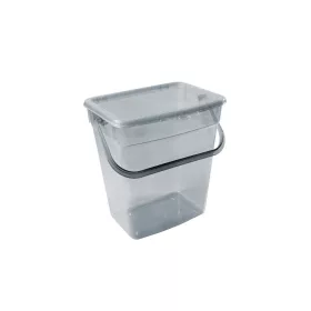 Plast Team 6L szemetes átlátszó szürke
