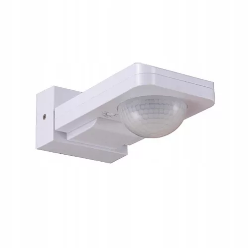 360 fokos mozgásérzékelő. IP65, 2000W, hatótáv max. 20 m, fehér