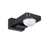 360 fokos mozgásérzékelő. IP65, 2000W, hatótáv max. 20 m, fekete