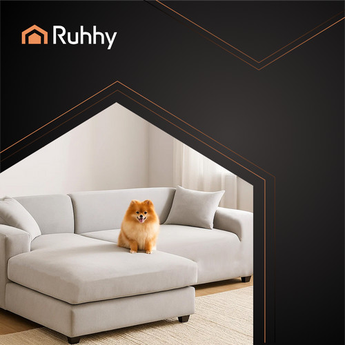 Ruhhy 26035 világos szürke kanapéhuzat 145-185cm