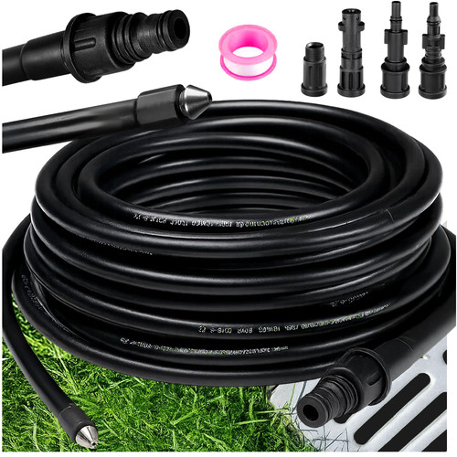 Csőtisztító tömlő adapterrel 15m Ruhhy 26132