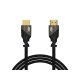 92-642# HDMI-HDMI prémium csatlakozó 5m fekete 4k 2.0'