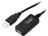 66-084# USB A - A csatlakozó 5.0m-es dugó-aljzat IC medállal