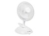 44-062# Asztali ventilátor 6"/15cm csiptetős 25W 2in1 fehér