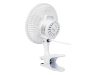 44-062# Asztali ventilátor 6"/15cm csiptetős 25W 2in1 fehér