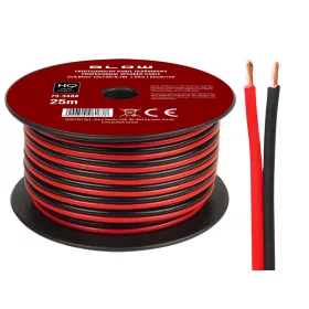 73-348 # Hangszóró vezeték 2 x 4,00 mm fekete-piros 25 m