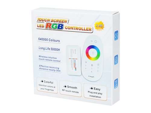 Vezeték nélküli LED szalagkezelő rendszer 216w RF távirányítóval + dimmerrel 1 zónához, mi-light