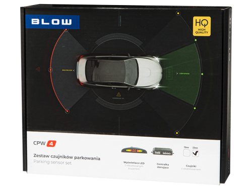 26-322# Parkolóérzékelő betét cpw4 (fekete) 22mm