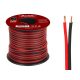 73-340 # Hangszóró vezeték 2x0,22mm fekete-piros 25m